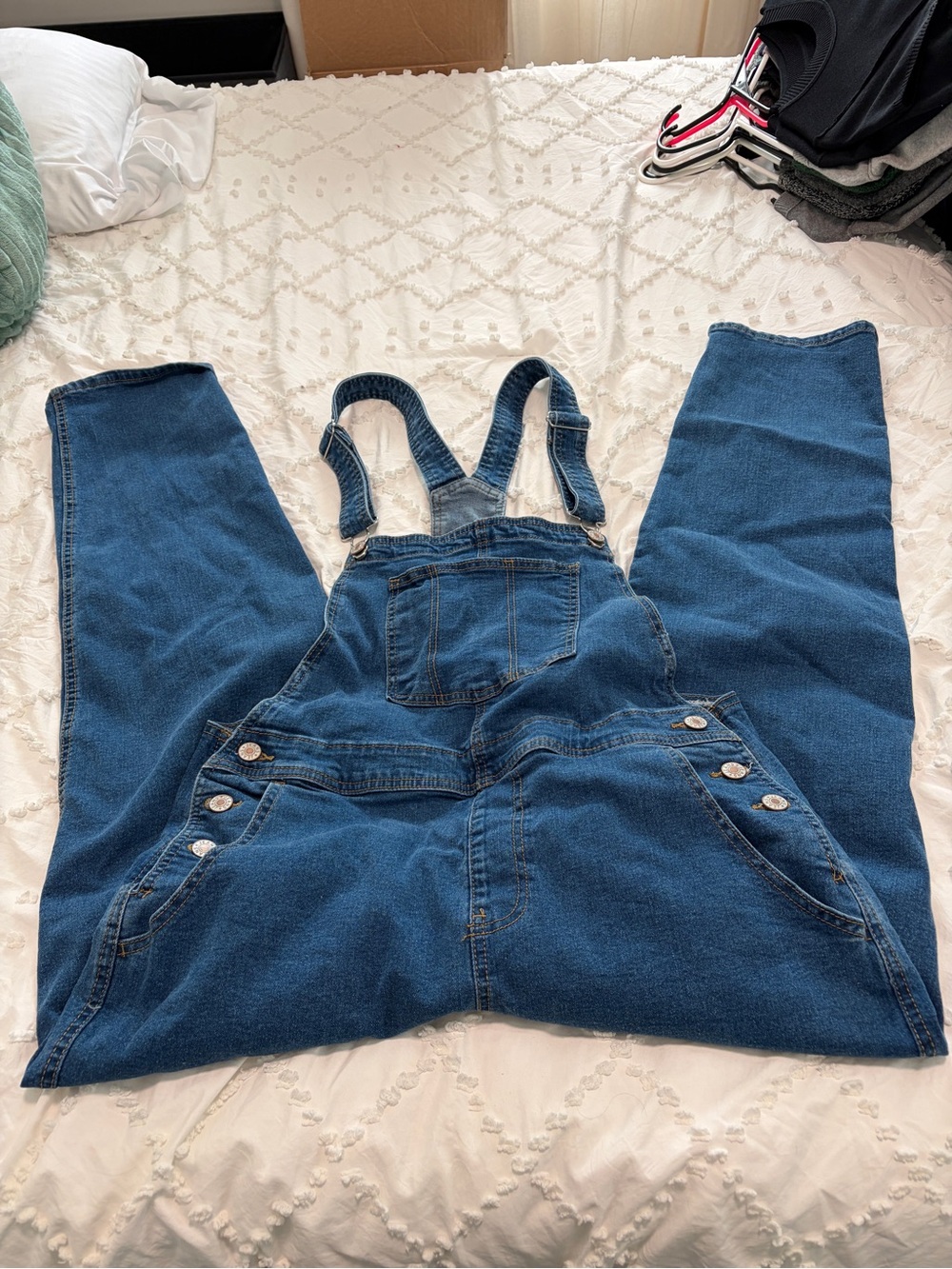 Amazon Blue Denim Overalls with Adjustable Straps